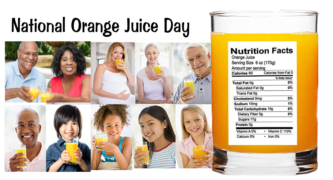 Dietitians Online Blog May 4, National Orange Juice Day Nutrition