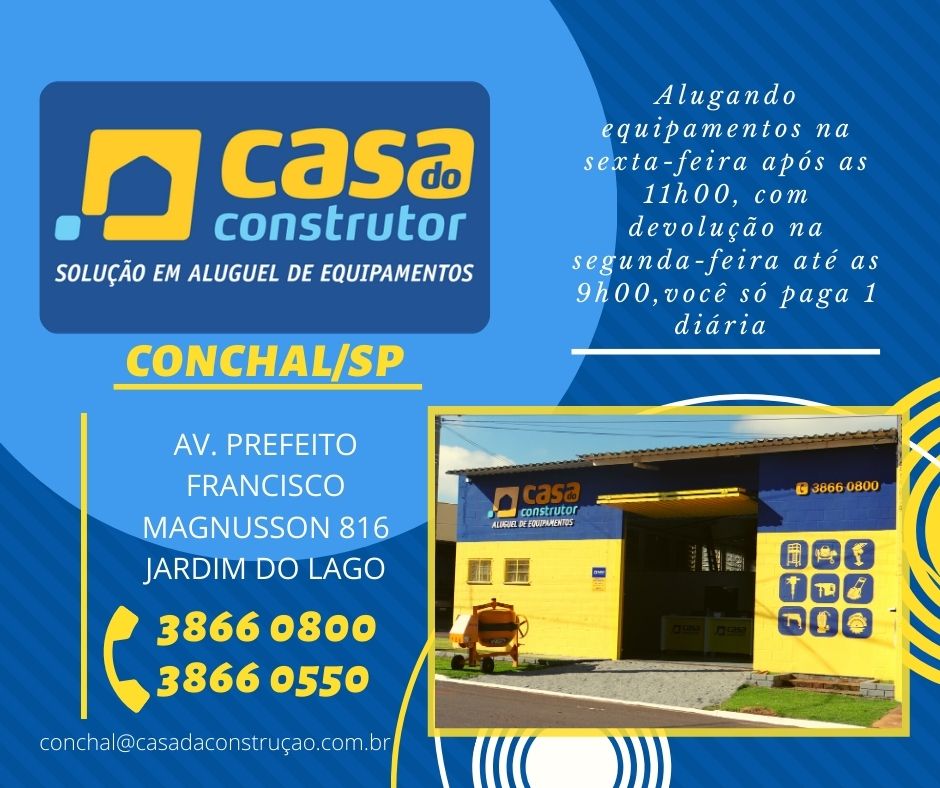 Conchal-SP - Casa do Construtor