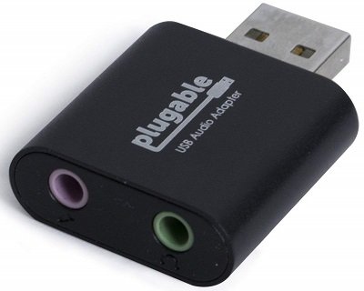 Adaptateur audio USB enfichable