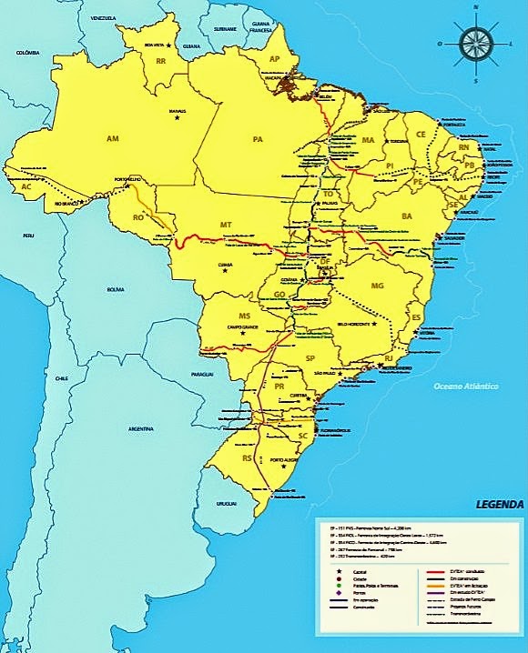 LOGISTICA Ferrovias Brasileiras