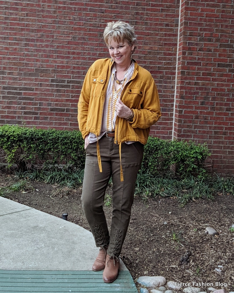 Mustard Colored Jacket~Three Ways - Fierce Fashion