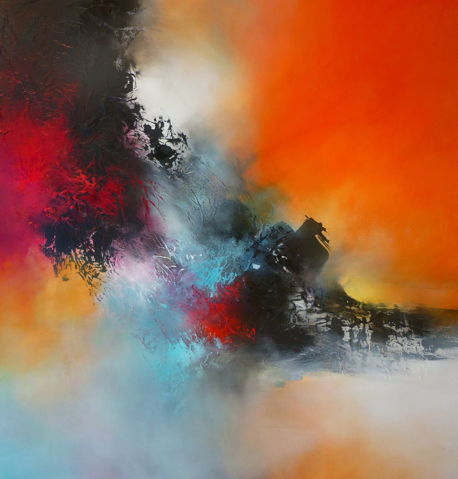 Abstract Paintings by Artist Simon Kenny: New Abstract Paintings by ...