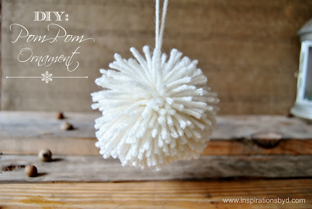 DIY Pom Pom ornament