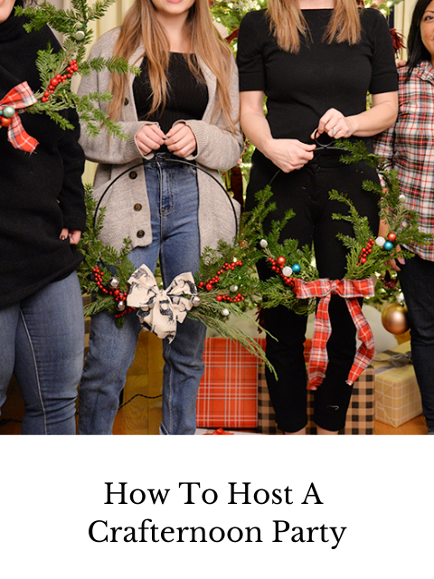 how to host a crafternoon party