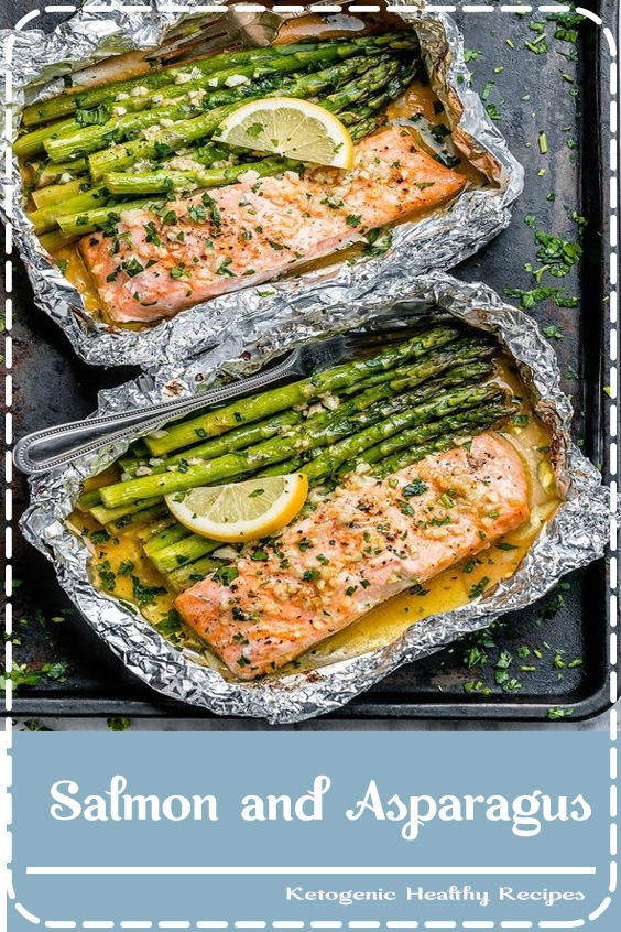 Salmon and Asparagus Kitchen Delphine