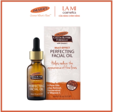 Dầu Dưỡng Da Mặt Ngăn Ngừa Lão Hóa, Làm Mờ Vết Chân Chim 30ml-Palmer’s