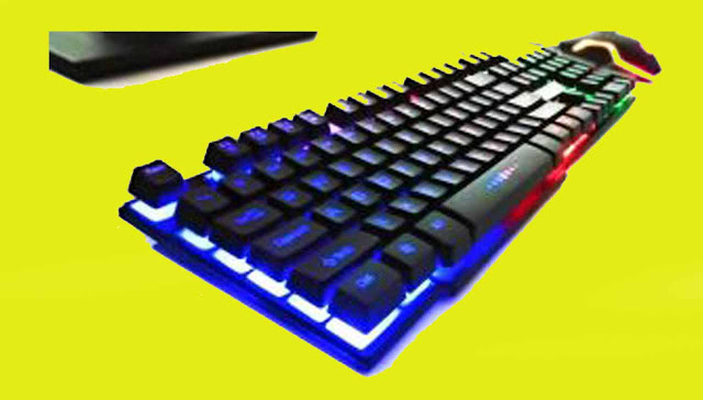 ثالثا Tech-Com USB Rainbow 999 Gaming Keyboard