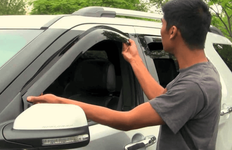 cara pasang talang air mobil