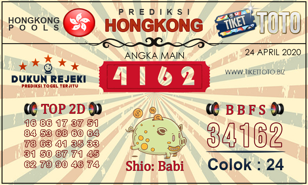 Prediksi Togel HONGKONG TIKETTOTO 24 APRIL 2020