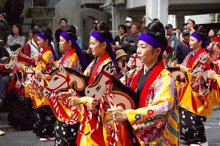 Ryukyu Life Brilliant Colors and Dancing with Horses