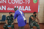 Ratusan Prajurit Kodim Aceh Utara Jalani Vaksinasi Covid-19
