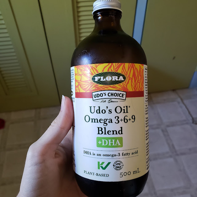 Flora omega 3-6-9 and DHA liquid supplement