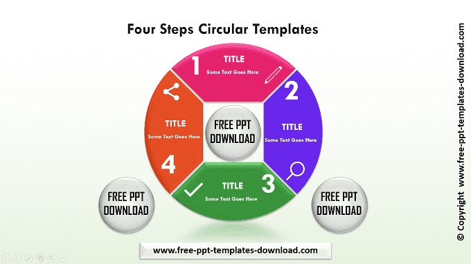 Four Steps Circular Template Light