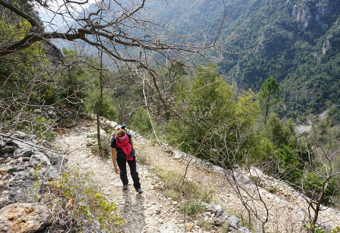 Chemin du Paradis above the French Riviera Hiking and