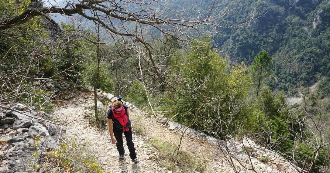 Chemin du Paradis above the French Riviera Hiking and