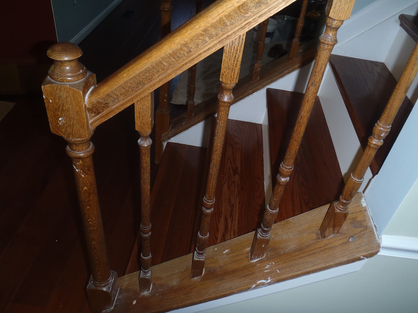 Happily Ever After The Next Chapter Before & After Our Bannister