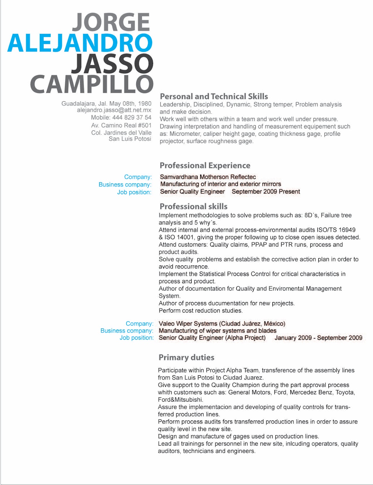 Curriculum vitae nutricionista 08 image