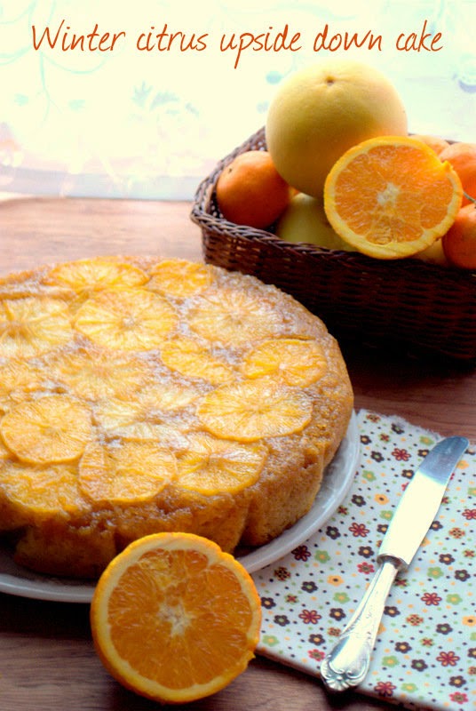 torta rovesciata agli agrumi - winter citrus upside down cake