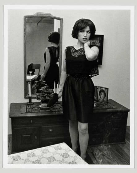 Cindy Sherman film still in bedroom Cindy Sherman photography portrait