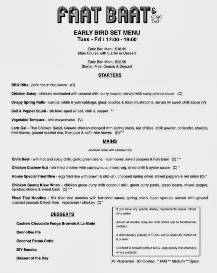 Chart House Early Bird Menu