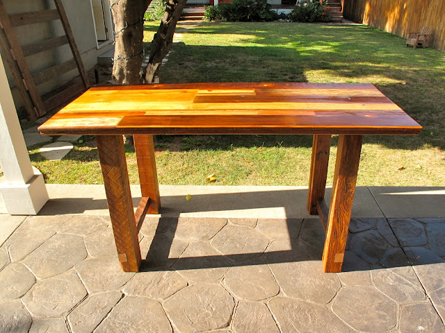 Arbor Exchange | Reclaimed Wood Furniture: Patchwork Kitchen Work Table