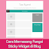 Cara Memasang Fungsi Sticky Widget di Blog