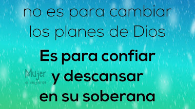 La oración es para confiar y descansar en Dios