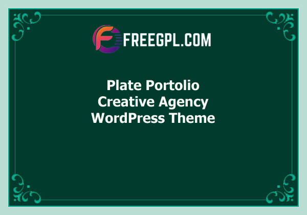 Plate Portolio – Creative Agency Theme Free Download