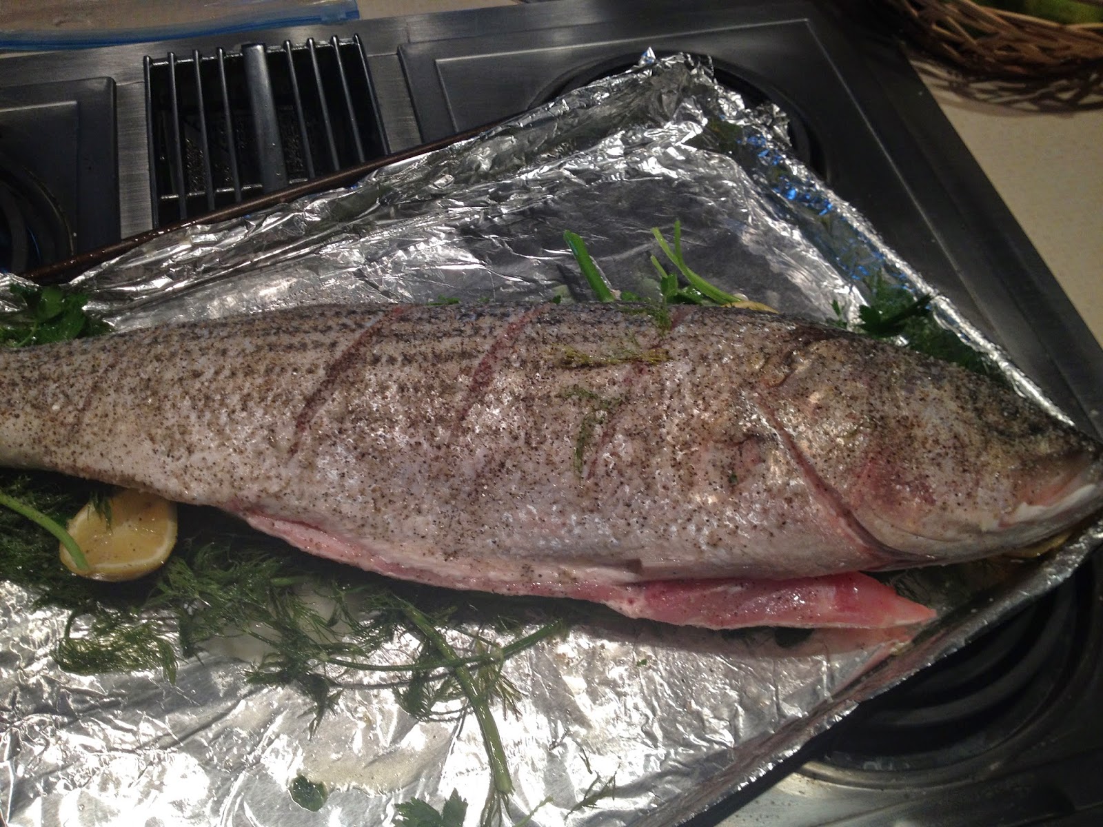 Corcoran Street Kitchen Whole Oven Roasted Rockfish