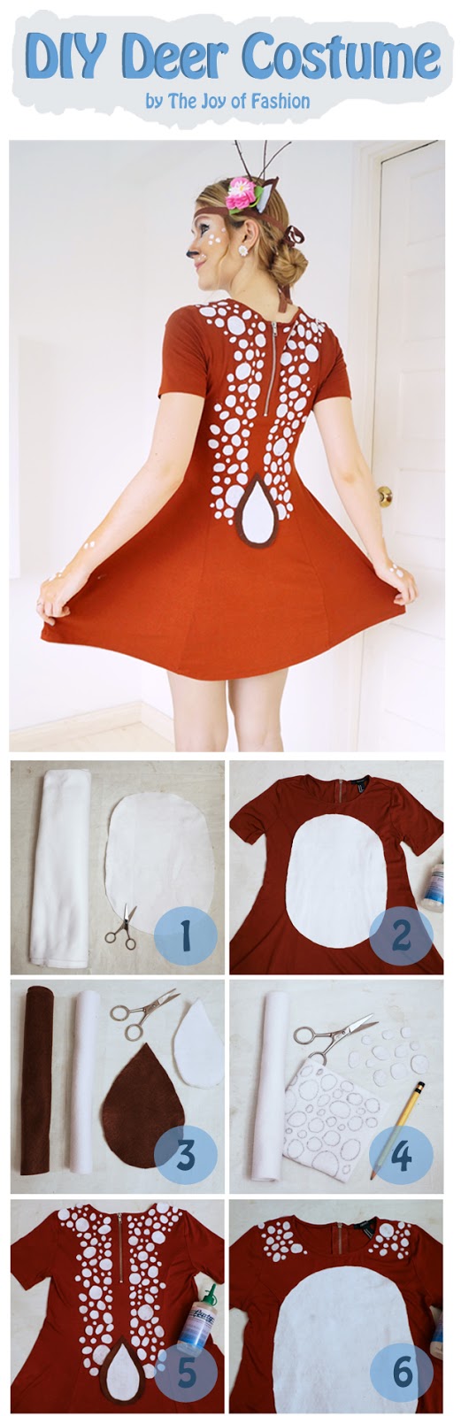 {Halloween} Cute Homemade Deer Costume Marie McGrath