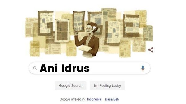 Ani Idrus Jadi Google Doodle Hari Ini, Berikut Sosok hingga Rekam Jejaknya