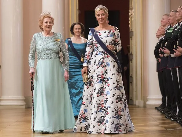 Queen Silvia, Queen Maxima, Grand Duchess Maria-Teresa, Queen Margrethe, Queen Mathilde, Crown Princess Victoria, Princess Sofia, Crown Princess Mary, Crown Princess Mette-Marit, Princess Stephanie, Princess Märtha Louise, Princess Beatrix, Princess Astrid, Queen Anne-Marie, Princess Mabel