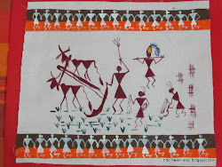 warli painting boarder traditional soul harvesting contrast tried theme