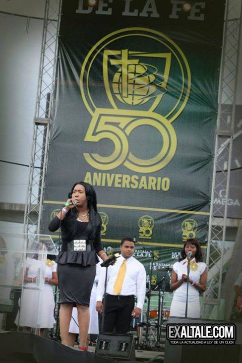 Isabel Valdez 50 Aniversario Batalla de la Fe