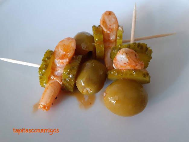 Torera langostino con paprika