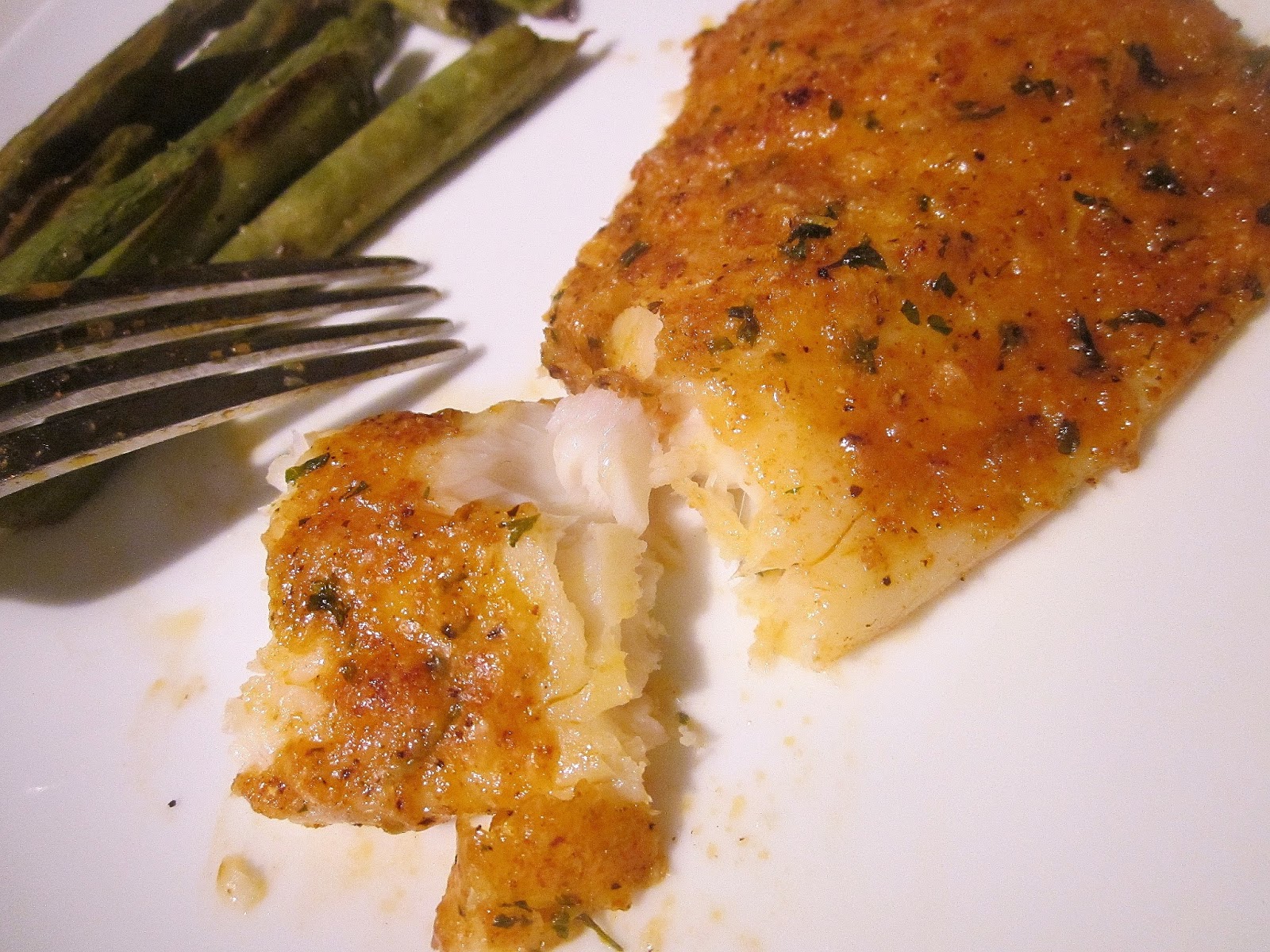 Dimples & Delights ParmesanCrusted Tilapia