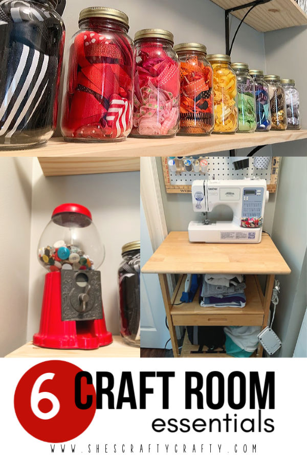She's Crafty 6 Craft Room Essentials