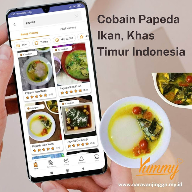 resep masak papeda