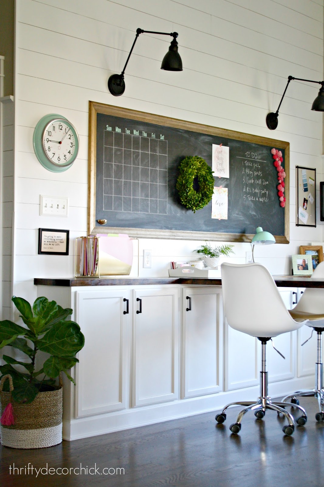 Craft Room Office Loft Reveal With Built In Desk Thrifty Decor Chick 40-beautiful-craft-room-office-design-and-decorating-ideas