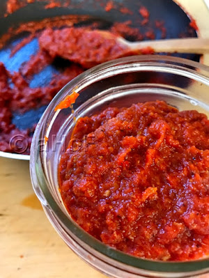 Fermenting, red peppers, Rose, Harissa, condiment, African