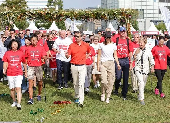 Prince Frederik and Princess Mary, Prince Naruhito and Princess Masako at ECCO. YDE Copenhagen Jimi Jacket