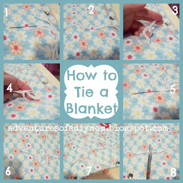 steps to tie quilting