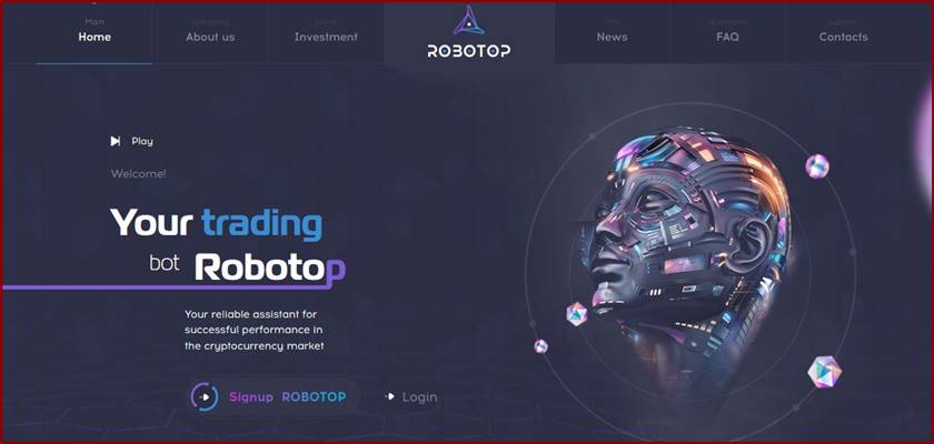 Мошеннический сайт robotop.io – Отзывы, развод, платит или лохотрон? Мошенники Мошеннический сайт robotop.io – Отзывы, развод, платит или лохотрон? Мошенники