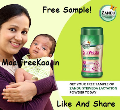 Get Free Sample Zandu StriVeda 210g Pack Order your trial pack and Get Free Sample Zandu StriVeda 210g Pack