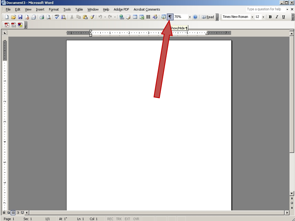 Information technology Parts of MS Word