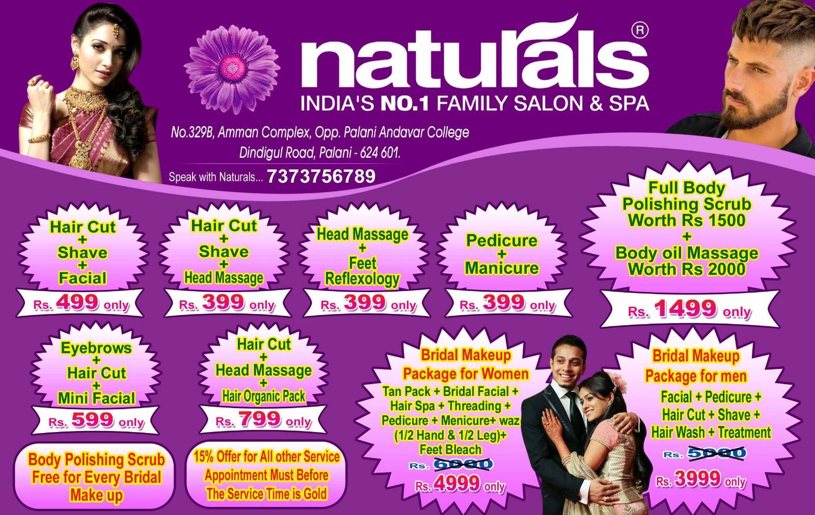 Naturals Hair Spa Price List In Chennai - Hair Style Blog