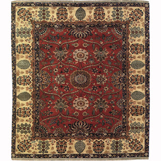 English Garden is inspired by a William Morris design the Victorian Era. It's ranked in top 20 stickley area rugs selling rugs. Hand knotted of wool.