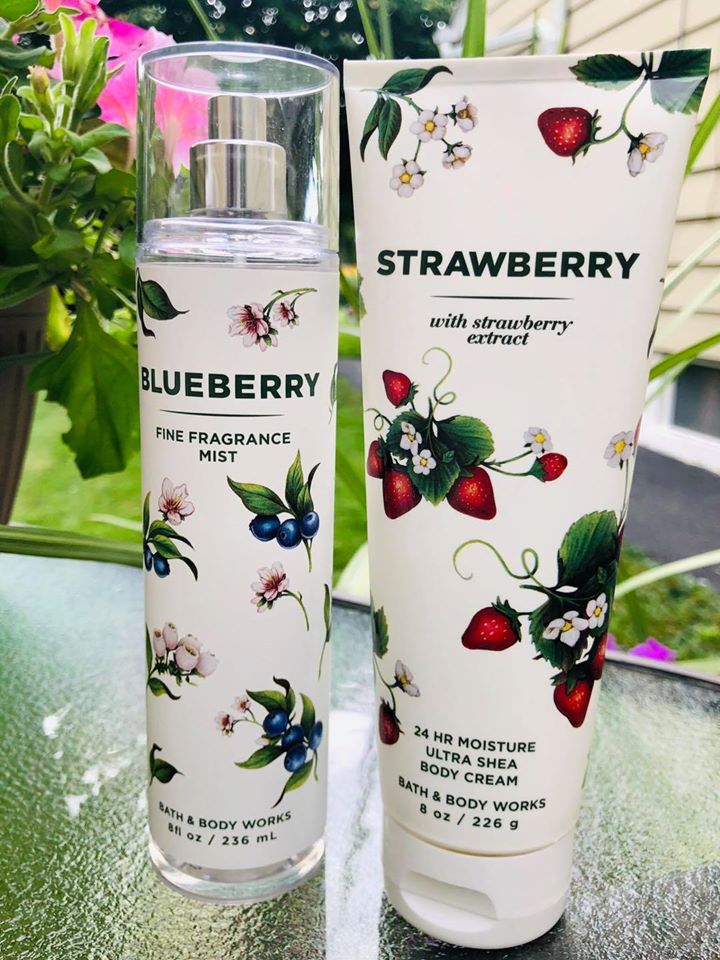 Life Inside the Page Bath & Body Works Happy Little Berries Body