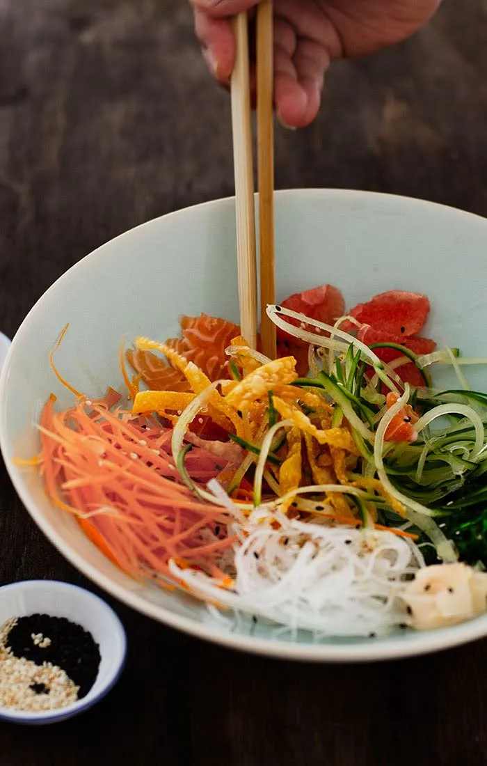 Yee Sang Prosperity Toss Salad Lisa's Lemony Kitchen