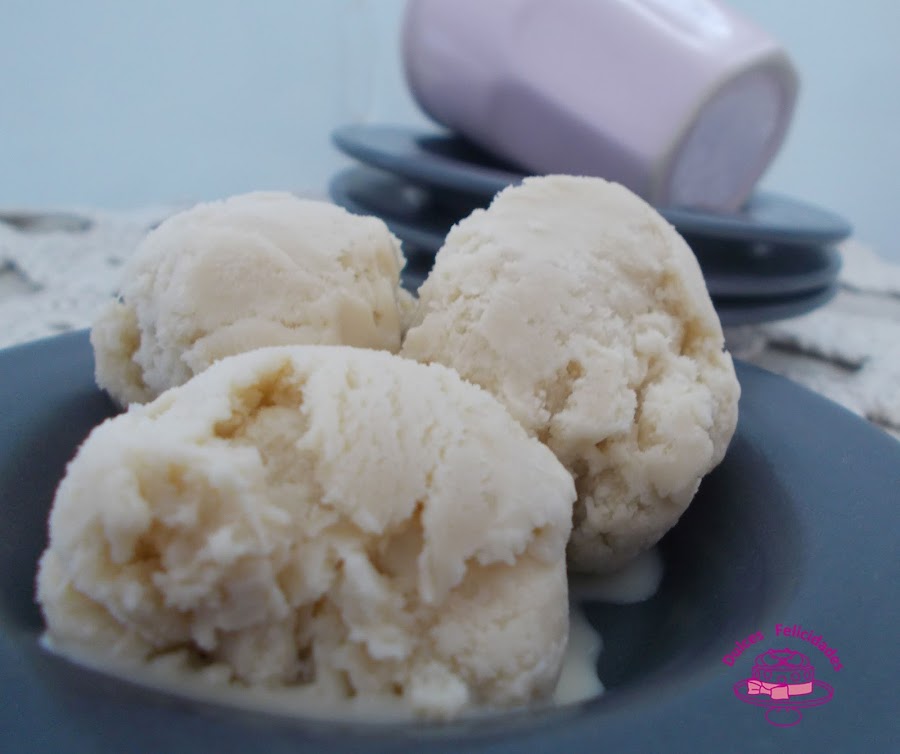 Helado de horchata casero